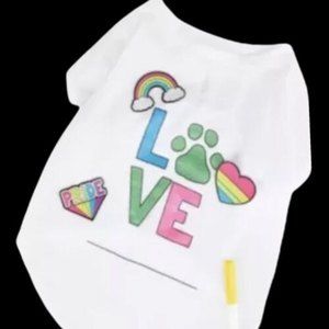 Pride Pet T-Shirt Kit YOULY The Proudest DIY Size Medium Dog Apparel Paw Logo